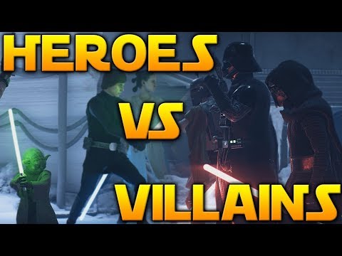 EPIC HEROES VS VILLAINS GAMEPLAY - Star Wars Battlefront 2 (Naboo Generator Room & More) - UCzH3sYjz7qi6o1HFPRD0HCQ