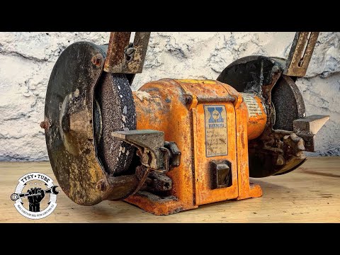 Broken Bench Grinder - Restoration - UCIGEtjevANE0Nqain3EqNSg