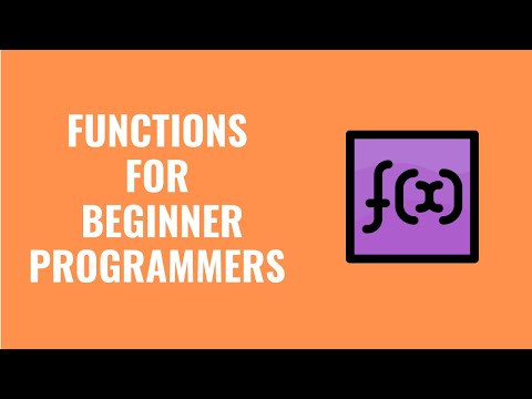 Beginning Programming - Tutorial 6 Functions/Methods - UC2vT_yPHGqD4rYn104PjBUw