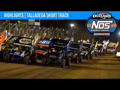 World of Outlaws NOS Energy Drink Sprint Cars | Talladega Short Track | March 24, 2023 | HIGHLIGHTS - dirt track racing video image