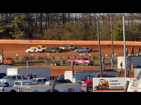 3/2/2024 Pure Stock Cherokee Speedway - dirt track racing video image