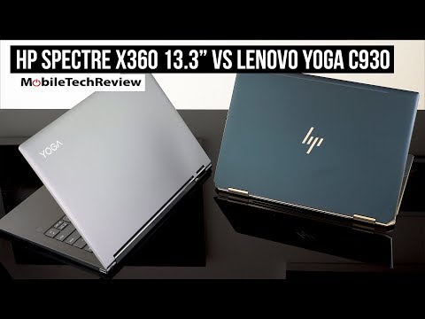 HP Spectre x360 13" (late 2018) vs. Lenovo Yoga C930 Smackdown - UCW6J17hZ_Vgr6cQgd_kHt5A