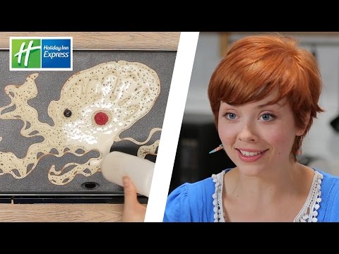 Real Artists Try Pancake Art // Presented By BuzzFeed & Holiday Inn Express - UCBUVGPsJzc1U8SECMgBaMFw