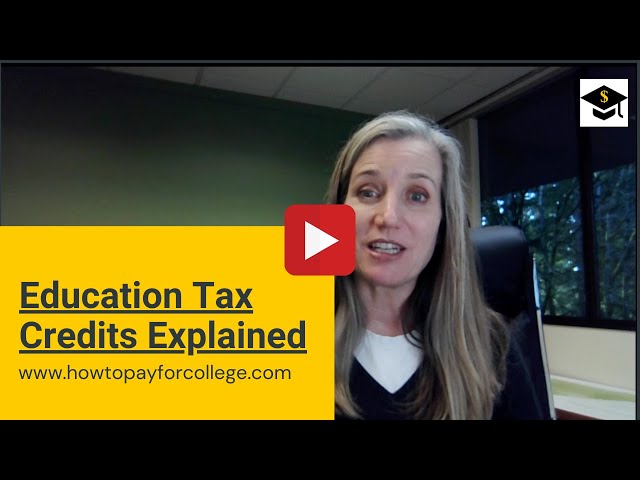 Who Can Claim the Education Tax Credit?