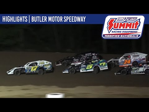 DIRTcar Summit Modified Nationals | Butler Motor Speedway | July 13, 2023 | HIGHLIGHTS - dirt track racing video image
