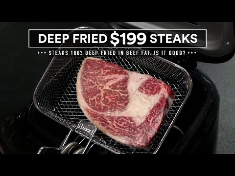 Deep FRIED WAGYU STEAK Experiment! - UCfE5Cz44GlZVyoaYTHJbuZw