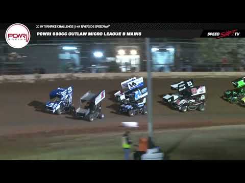 3.23.19 POWRi Outlaw Micro Sprint League at I-44 Riverside Speedway - dirt track racing video image