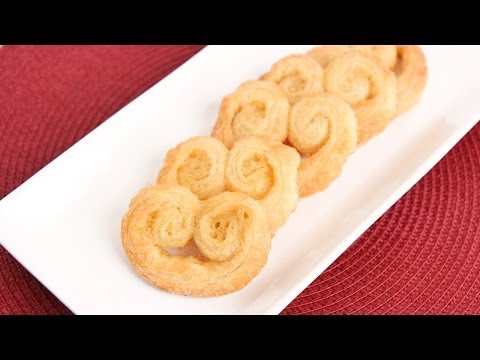 Homemade Palmiers (Elephant Ear Cookies) Recipe - Laura Vitale - Laura in the Kitchen Episode 742 - UCNbngWUqL2eqRw12yAwcICg