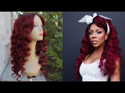 How To Color Hair Red Without Bleach K Michelle Inspired Loreal