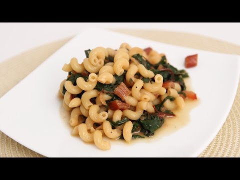 Swiss Chard Pasta Recipe - Laura Vitale - Laura in the Kitchen Episode 698 - UCNbngWUqL2eqRw12yAwcICg