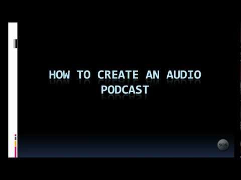 How To Make An Audio Podcast - UCMKbYv-MCXxZlzEPlukCmNg