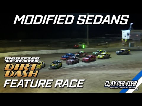 Modified Sedans | Dirt Dash - Gladstone - 9th Nov 2024 | Clay-Per-View - dirt track racing video image
