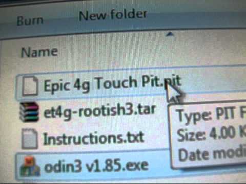 How to root the Samsung Epic Touch 4G with Odin - UCbR6jJpva9VIIAHTse4C3hw