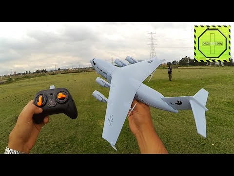 Avion C-17 de R/C para aprender a volar  Review en español |DRONEPEDIA - UC_7j-gR3Mi1rejo6iS7V4Ug