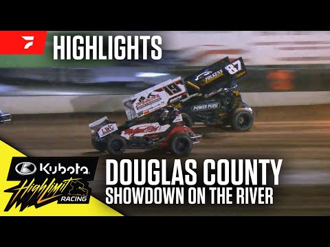 Showdown on the River | Kubota High Limit Racing at Douglas County Dirt Track 8/25/25 | Highlights - dirt track racing video image