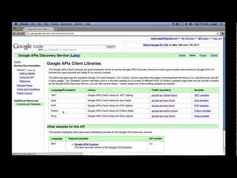 Google I/O 2011: Life of a Google API Developer - UC_x5XG1OV2P6uZZ5FSM9Ttw