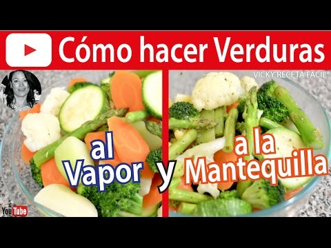 CÓMO HACER VERDURAS AL VAPOR Y A LA MANTEQUILLA | Vicky Receta Facil - UCewhO42h_TIKZdntpI-v39g