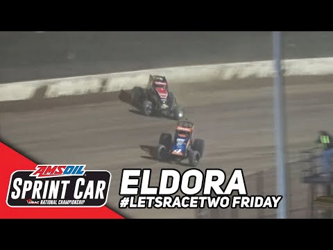 HIGHLIGHTS: USAC AMSOIL National Sprint Cars | Eldora Speedway | #LetsRaceTwo | May 5, 2023 - dirt track racing video image