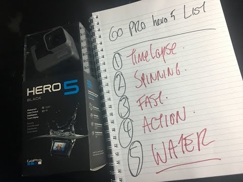 GoPro Hero 5 Black - Water - Timelapse - Video Test