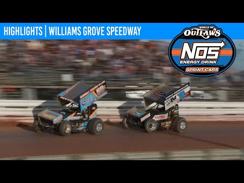 World of Outlaws NOS Energy Drink Sprint Cars | Williams Grove Speedway | Oct. 5, 2024 | HIGHLIGHTS - dirt track racing video image