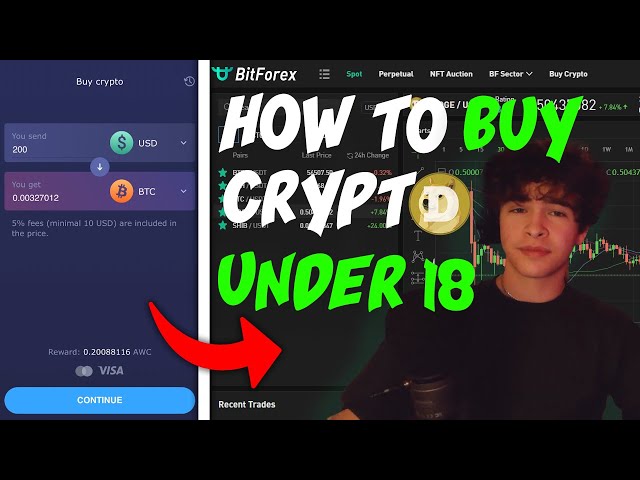 how to buy bitcoin if your under 18
