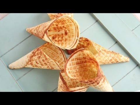 How To Make Waffle Cones | Episode 1065 - UCNbngWUqL2eqRw12yAwcICg