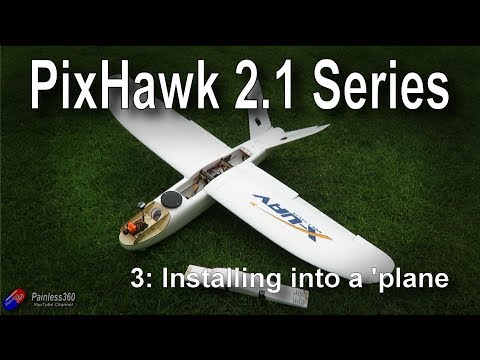 (3/6) Introduction to PixHawk 2.1: Installing the hardware into an airplane - UCp1vASX-fg959vRc1xowqpw