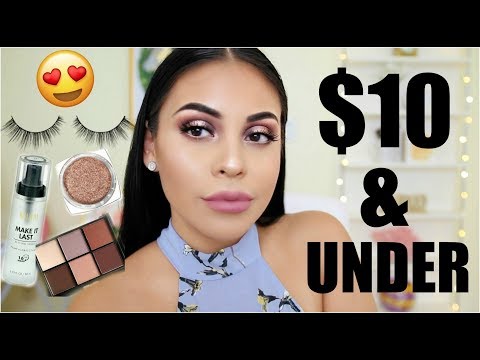 FULL FACE NOTHING OVER $10 | EASY DRUGSTORE MAKEUP TUTORIAL 2017 - UCqTR5f7YkGro3cPv23SqcqQ