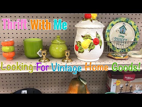 Come Thrift Shopping with Me! ( GOODWILL) Looking For Vintage Items To Resell | Home Decor - UC4REUbFzfEzc-ODkWea2V-A