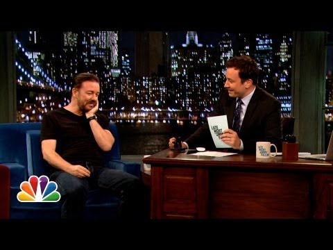 Web Exclusive: Ricky Gervais Answers His Twonks (Late Night with Jimmy Fallon) - UC8-Th83bH_thdKZDJCrn88g