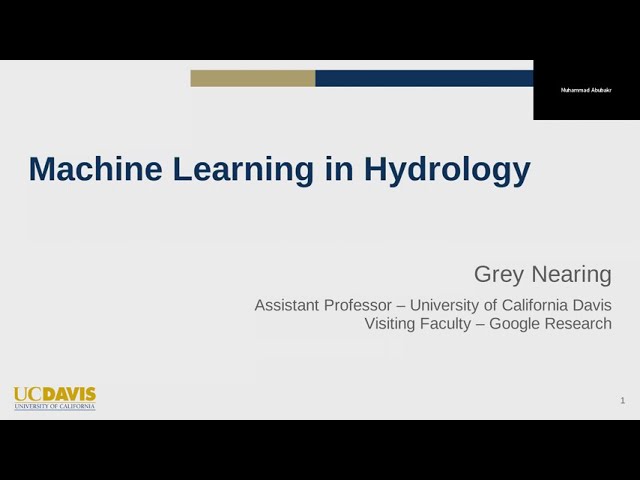 How a Machine Learning Hydrological Model Can Help You