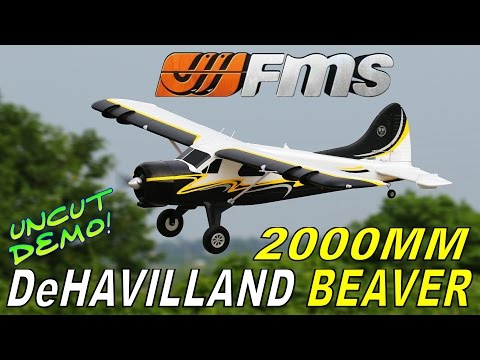 FMS 2000mm DeHAVILLAND BEAVER UNCUT Grass FIELD Flight DEMO - UCdnuf9CA6I-2wAcC90xODrQ