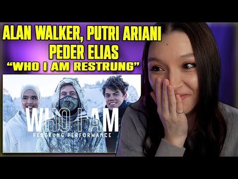 Alan Walker, Putri Ariani, Peder Elias - Who I Am | Restrung Performance Video | FIRST TIME REACTION
