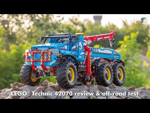 LEGO Technic 42070 6x6 All Terrain Tow Truck detailed review & off-road test - UCfU8ME4_m48QwDJCUvpzqyQ