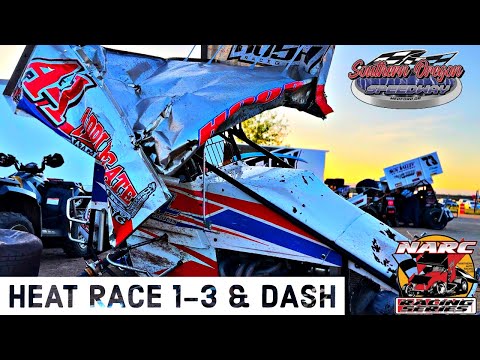 NARC Southern Oregon Speedway | Heat Race (1-3) &amp; Dash | Fastest Four Days | June 15th, 2023 - dirt track racing video image