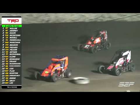 3.21 POWRi National &amp; West Midget Leagues at Port City Raceway | Highlights - dirt track racing video image