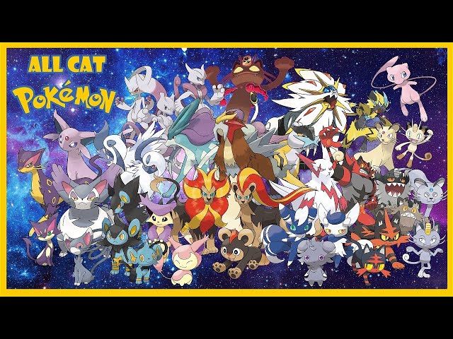 Every Cat Pokemon on the Pokdex Listed