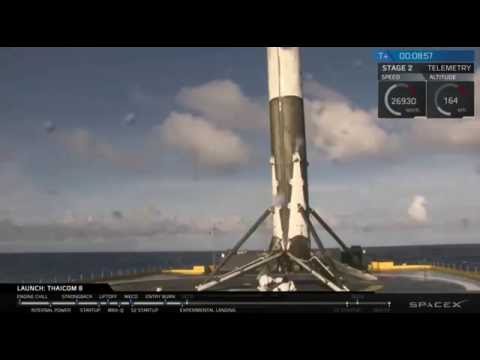 SpaceX Makes It Three In A Row - Lands First Stage On Droneship | Video - UCVTomc35agH1SM6kCKzwW_g