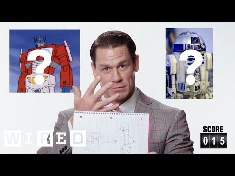 John Cena Guesses Famous Robots | WIRED - UCftwRNsjfRo08xYE31tkiyw