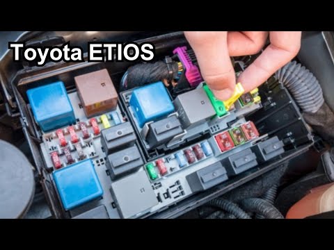 Schema e posizione dei fusibili della Toyota Etios
