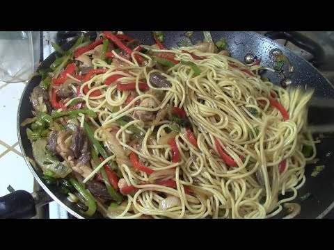 Chow Mein Mixto  con carne, pollo y camarones - comida china - UCIRNADSE7zTt6_MshDlnZSA