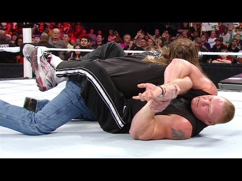 Brock Lesnar attacks Shawn Michaels: Raw, August 13, 2012 - UCJ5v_MCY6GNUBTO8-D3XoAg