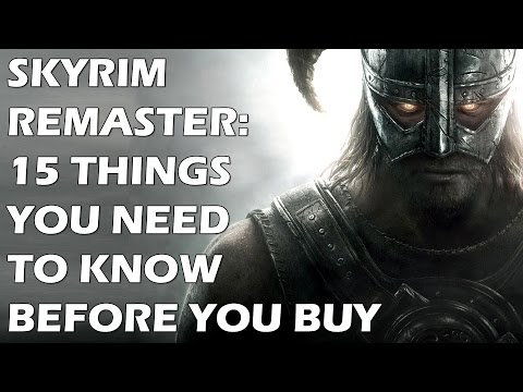 Skyrim Remaster: 15 NEW Things You NEED To Know Before You Buy - UCXa_bzvv7Oo1glaW9FldDhQ