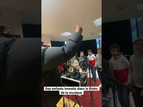 Des enfants investis dans le #Binks de la #musique ! #lareleve #chorale #rap #music #Shorts