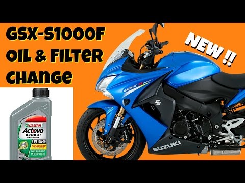 Comment remplacer l'huile moteur sur la Suzuki GSX-S 1000F?