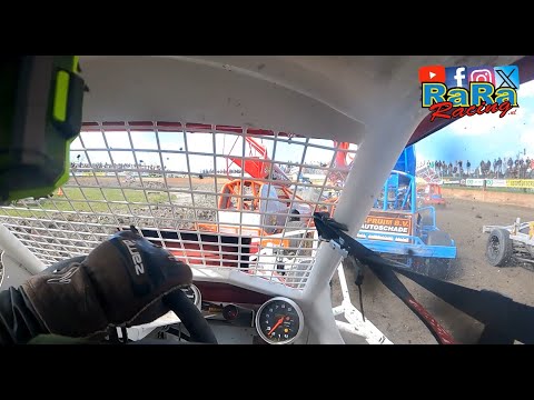 Heat 3 - ACON autocross - 14 april 2024 - Onboard Louw de Vries Brisca F1 H79 - RaRaRacing - dirt track racing video image