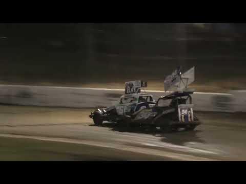 Superstocks Wanganui  Race 3 and Grand Slam 19 Oct 2024 - dirt track racing video image