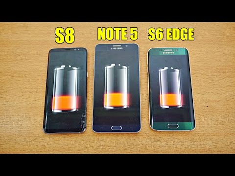 Samsung Galaxy S8 vs Note 5 vs S6 Edge - Battery Drain Test! (4K) - UCTqMx8l2TtdZ7_1A40qrFiQ