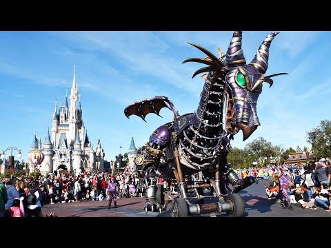 Disney Festival of Fantasy FULL Parade 2019 w/Maleficent Dragon Breathing Fire, Magic Kingdom - UCe-gHr2O_LP7t0YJYHZQZlg