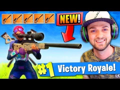 *NEW* SNIPER ONLY VICTORY in Fortnite: Battle Royale! - UCYVinkwSX7szARULgYpvhLw